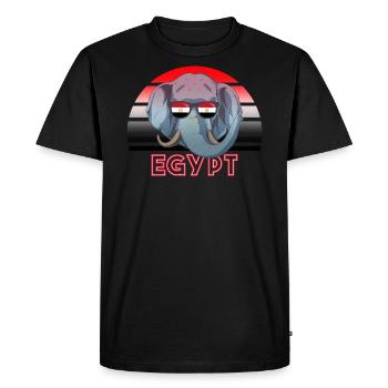 Egypt - Men's Premium Organic T-Shirt - black - Front - Nico (187cm)