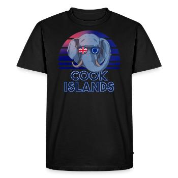 Cook (Îles) - T-shirt Premium bio Homme - noir - Devant - Nico (187cm)