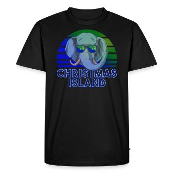 Christmas Island - Men's Premium Organic T-Shirt - black - Front - Nico (187cm)