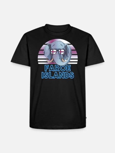 Îles Féroé - T-shirt Premium bio Homme - noir