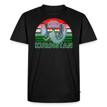 Kurdistan - T-shirt Premium bio Homme - noir - Devant - Nico (187cm)