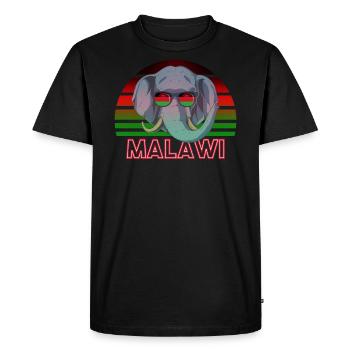 Malawi - T-shirt Premium bio Homme - noir - Devant - Nico (187cm)
