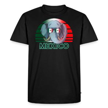 Mexique - T-shirt Premium bio Homme - noir - Devant - Nico (187cm)