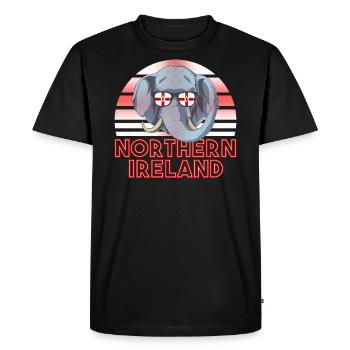 Northern Ireland - Men's Premium Organic T-Shirt - black - Front - Nico (187cm)