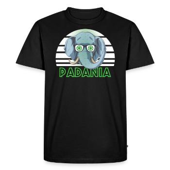 Padania - Men's Premium Organic T-Shirt - black - Front - Nico (187cm)