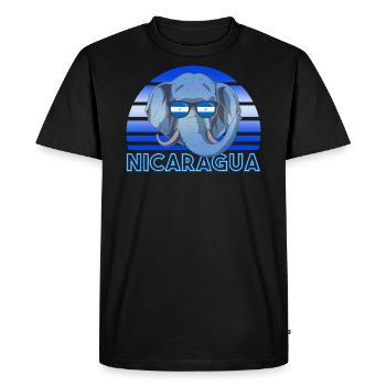 Nicaragua - Men's Premium Organic T-Shirt - black - Front - Nico (187cm)