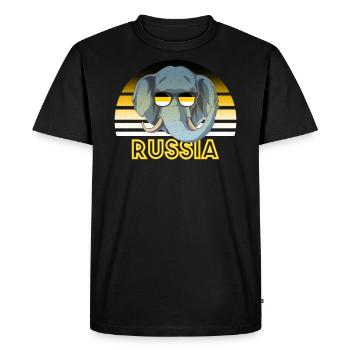 Empire russe - T-shirt Premium bio Homme - noir - Devant - Nico (187cm)