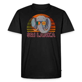 Sri Lanka - T-shirt Premium bio Homme - noir - Devant - Nico (187cm)