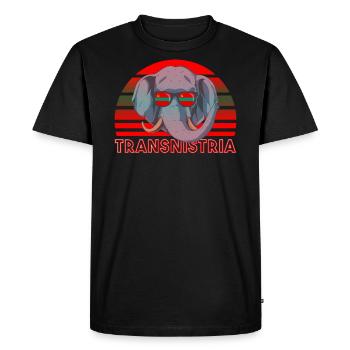 Transnistrie - T-shirt Premium bio Homme - noir - Devant - Nico (187cm)
