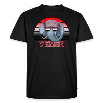 Yemen - Men's Premium Organic T-Shirt - black - Front - Nico (187cm)