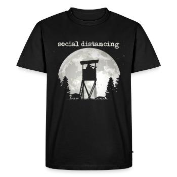 Cadeau pour le siège haut Jäger - T-shirt Premium bio Homme - noir - Devant - Nico (187cm)