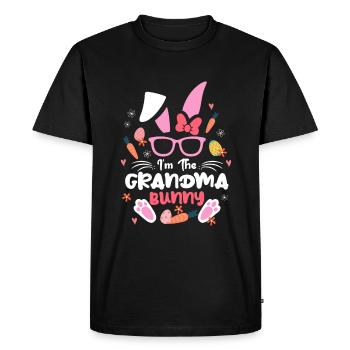 At The Grandma Rabbit Easter Rabbit Ear Sunglass - Men's Premium Organic T-Shirt - black - Front - Nico (187cm)