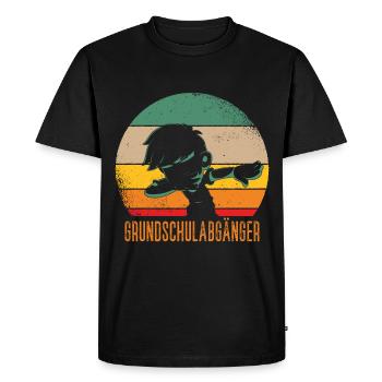 Dabbing Junge Grundschulabschluss Grundschule Ende - Männer Premium Bio T-Shirt - Schwarz - Vorne - Nico (187cm)