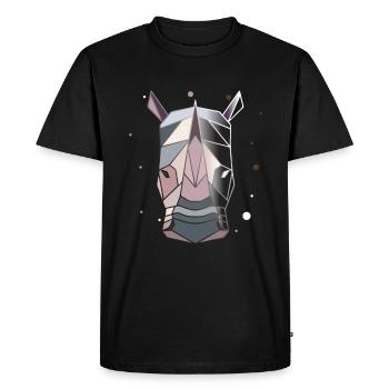 Polygone de rhinocéros - T-shirt Premium bio Homme - noir - Devant - Nico (187cm)