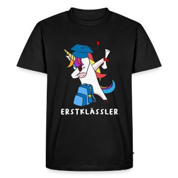 Dabbing Unicorn First Graders - T-shirt Premium bio Homme - noir - Devant - Nico (187cm)