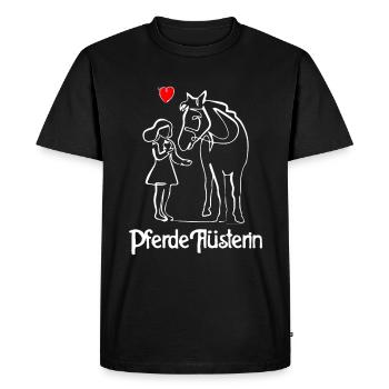 Horse Whisperer - Men's Premium Organic T-Shirt - black - Front - Nico (187cm)