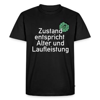 Zustand entspricht Alter - Mechaniker Geburtstag - Männer Premium Bio T-Shirt - Schwarz - Vorne - Nico (187cm)