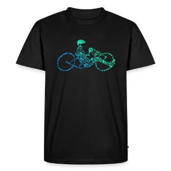 Handbike Racing Bike Wheelchair Bicycle Recumbent Bike - Men's Premium Organic T-Shirt - black - Front - Nico (187cm)
