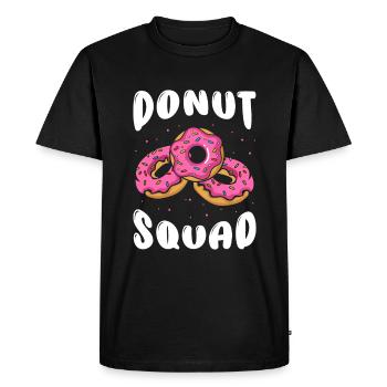 Escouade Donut - T-shirt Premium bio Homme - noir - Devant - Nico (187cm)
