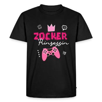 Gamer Girl Gamer Princess Gamer Girl - T-shirt Premium bio Homme - noir - Devant - Nico (187cm)