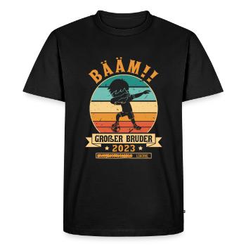 Bääm Big Brother 2023 Chargement Dabbing Boy - T-shirt Premium bio Homme - noir - Devant - Nico (187cm)