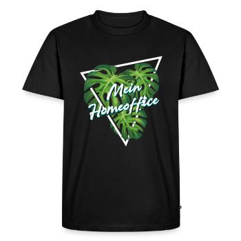 My Home Office Monstera Office Houseplant - Men's Premium Organic T-Shirt - black - Front - Nico (187cm)