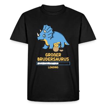 Big Brother 2023 Big Brother Saurus Dino - T-shirt Premium bio Homme - noir - Devant - Nico (187cm)