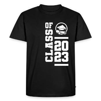 Class Of 2023 Graduation Senior - Men's Premium Organic T-Shirt - black - Front - Nico (187cm)