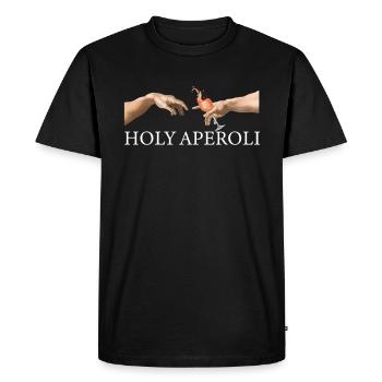 Saint Cocktail Création D’Adam Alcool - T-shirt Premium bio Homme - noir - Devant - Nico (187cm)
