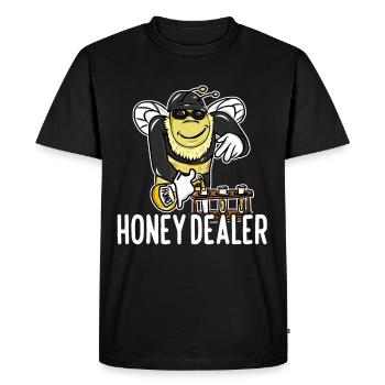 Marchand de miel Apiculteur Apiculture du miel Apiculture - T-shirt Premium bio Homme - noir - Devant - Nico (187cm)
