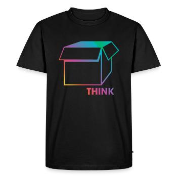 Think Outside The Box Mindset Über den Tellerrand - T-shirt Premium bio Homme - noir - Devant - Nico (187cm)