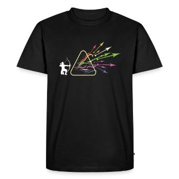 Prism Bowhunter Light Triangle Light Spectrum - T-shirt Premium bio Homme - noir - Devant - Nico (187cm)