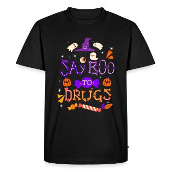 Say Boo To Drugs Sag nein zur Abhängigkeit - T-shirt Premium bio Homme - noir - Devant - Nico (187cm)