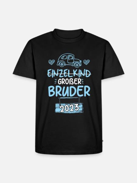 Großer Bruder 2023 - Männer Premium Bio T-Shirt - Schwarz