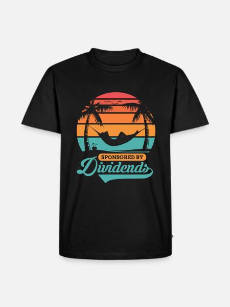 Commandité par l’actionnaire de Dividends - T-shirt Premium bio Homme - noir