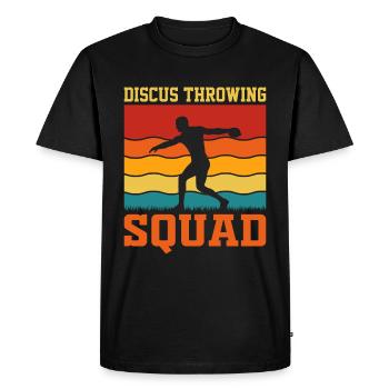 Discus throwing - with momentum to success - Men's Premium Organic T-Shirt - black - Front - Nico (187cm)