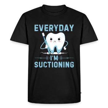 Dentist Dental Practice - Men's Premium Organic T-Shirt - black - Front - Nico (187cm)