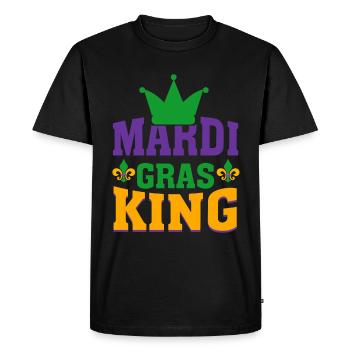 Mardi Gras - T-shirt Premium bio Homme - noir - Devant - Nico (187cm)