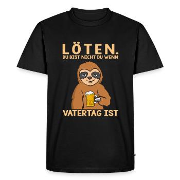 Soldering: You're not you when men's day - Men's Premium Organic T-Shirt - black - Front - Nico (187cm)