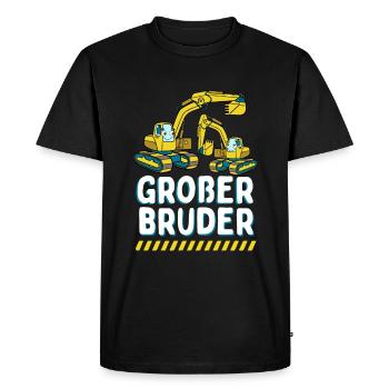 Big Brother 2024 Excavator - Men's Premium Organic T-Shirt - black - Front - Nico (187cm)