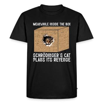 Meanwhile Inside The Box - Men's Premium Organic T-Shirt - black - Front - Nico (187cm)