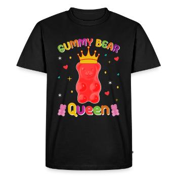 Gümmibär Reine des bonbons - T-shirt Premium bio Homme - noir - Devant - Nico (187cm)