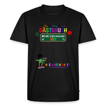 Guestbook My Enrolment Guest List Pupils - Men's Premium Organic T-Shirt - black - Front - Nico (187cm)