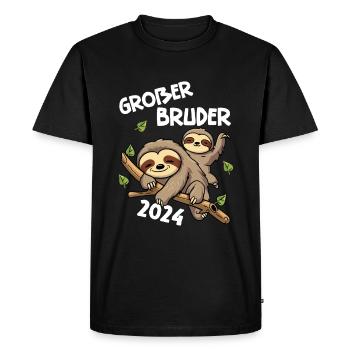 Big Brother 2024 - Men's Premium Organic T-Shirt - black - Front - Nico (187cm)
