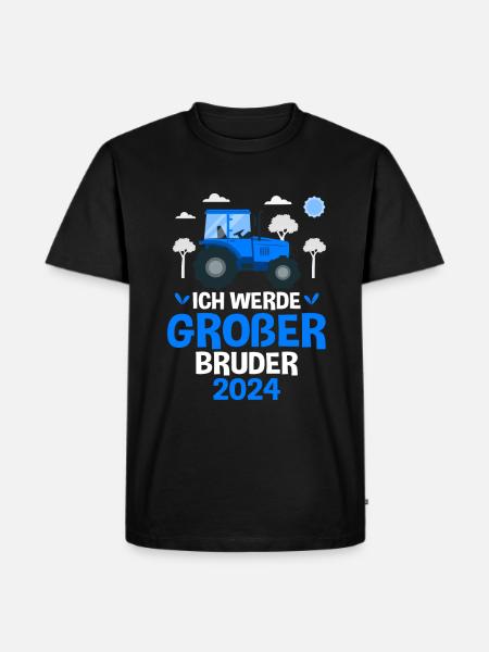 Großer Bruder 2024 - Männer Premium Bio T-Shirt - Schwarz