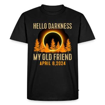 Éclipse solaire - Explorez l’obscurité - T-shirt Premium bio Homme - noir - Devant - Nico (187cm)