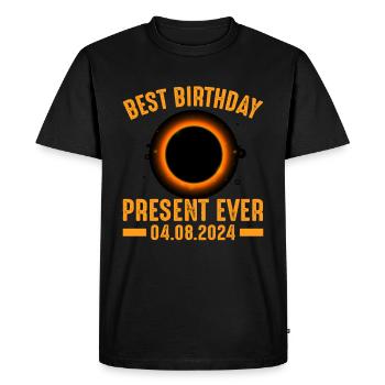 Éclipse solaire - Explorez l’obscurité - T-shirt Premium bio Homme - noir - Devant - Nico (187cm)