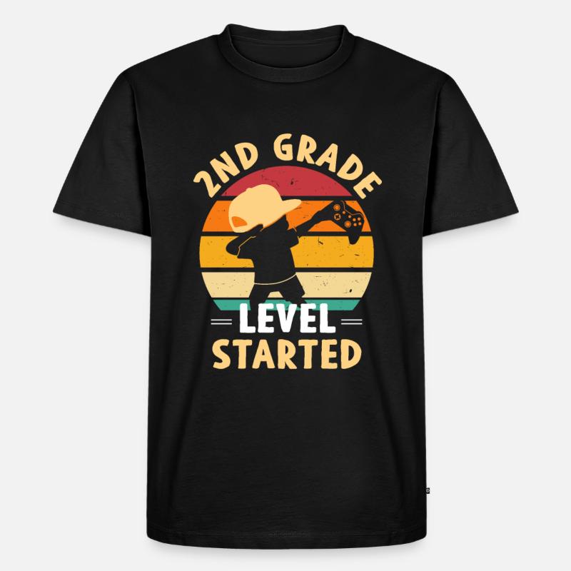 2.Klasse - Männer Premium Bio T-Shirt - Schwarz