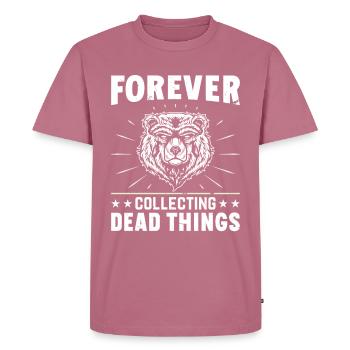 Taxidermy Hunting Trophy - Collect Dead Animals - Men's Premium Organic T-Shirt - mauve - Front - Nico (187cm)
