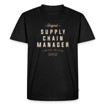 Original Supply Chain Manager - Men's Premium Organic T-Shirt - black - Front - Nico (187cm)